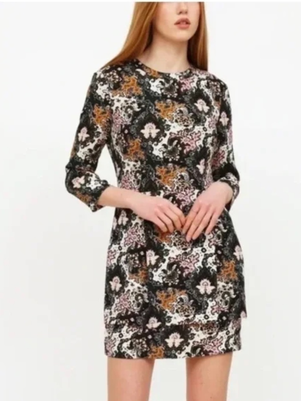 A.L.C Silk Tordi Floral Mini Dress Size 6 with Pockets from Revolve